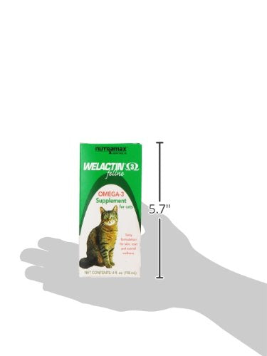 Omega-3 Fish Oil Liquid for Cats – Skin, Coat & Kidney Support 4oz