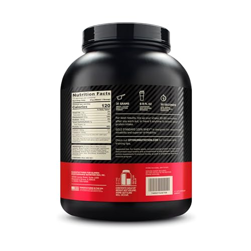 100% Whey Protein Powder | Vanilla Ice Cream | 5 lbs | Gold Standard