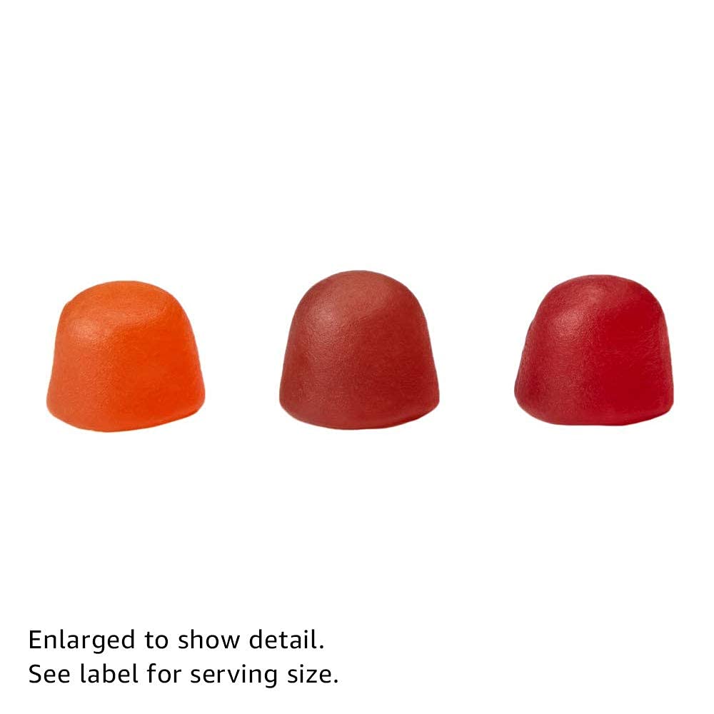 Kids Organic Multivitamin Gummies Berry Cherry Orange 60 Count