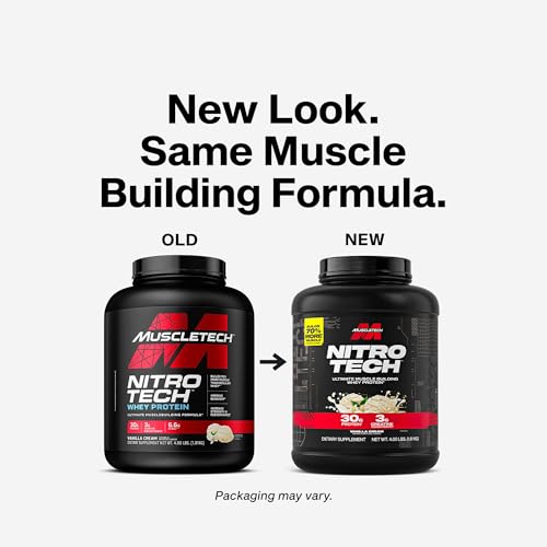 Whey Protein Isolate Powder | Vanilla Cream | 4 lbs | 30g Protein, Creatine & BCAA