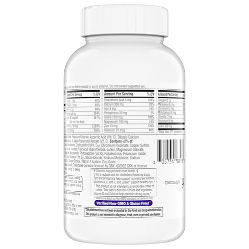 Women’s 50+ Multivitamin Vitamin D3 B Vitamins 280 Count
