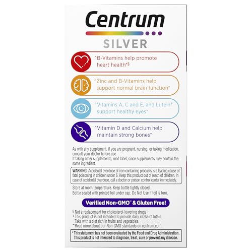Women’s 50+ Multivitamin Vitamin D3 B Vitamins 100 Tablets