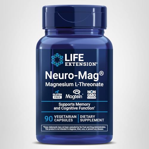 Magnesium L-Threonate Neuro-Mag – Memory & Brain Support, 90 Caps
