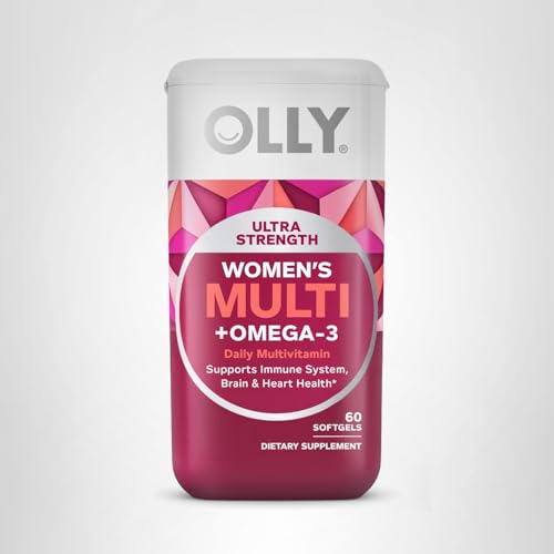 Women’s Multivitamin Softgels Omega 3 Iron 60 Count