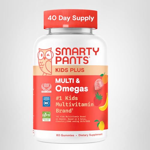 Kids Multivitamin Gummies with Omega 3 DHA 60 Count