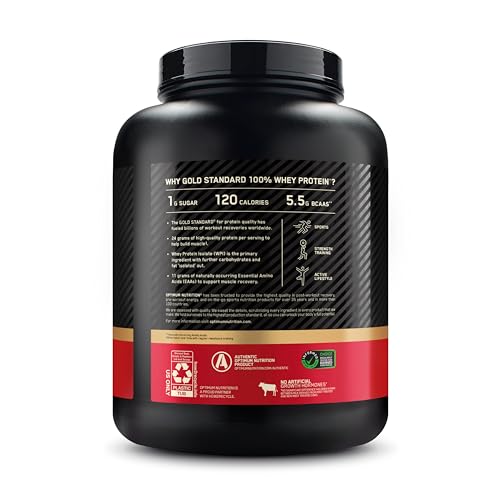100% Whey Protein Powder | Double Rich Chocolate | 5 lbs | Gold Standard