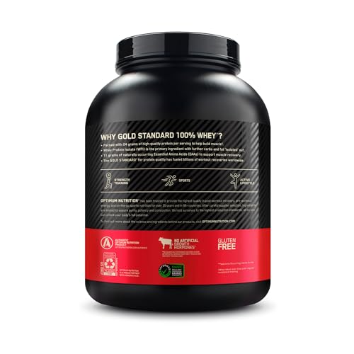 100% Whey Protein Powder | Vanilla Ice Cream | 5 lbs | Gold Standard