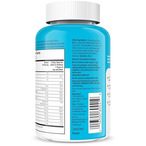 Kids Multivitamin Gummies Immune Support Vitamin C D Zinc 60 Count