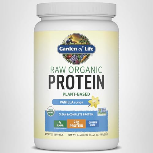 Vanilla Plant-Based Protein Powder With Probiotics