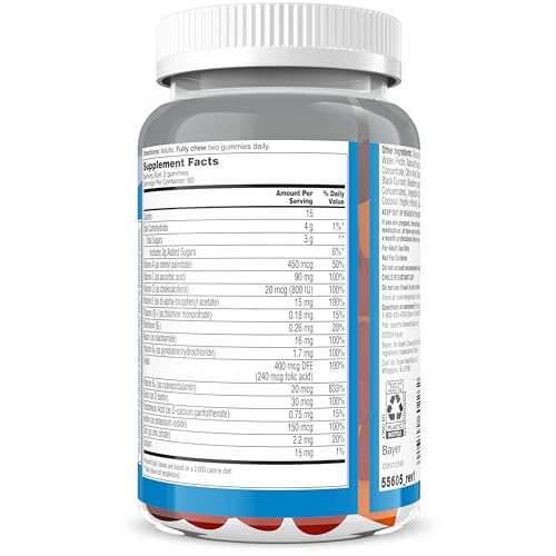 Men’s 50+ Multivitamin Gummies Daily Essentials 120 Count