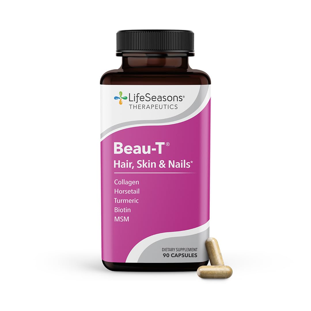 Hair Nail Skin Supplement Biotin Collagen Turmeric 90 Capsules