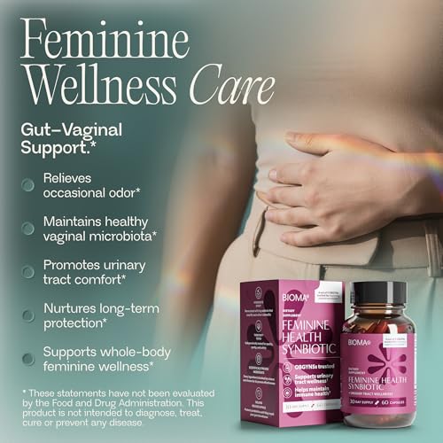 Women’s Synbiotic Probiotic – Vaginal & Urinary Support, 60 Caps