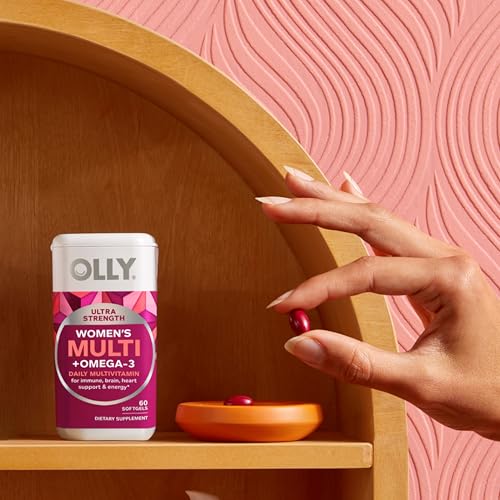Women’s Multivitamin Softgels Omega 3 Iron 60 Count