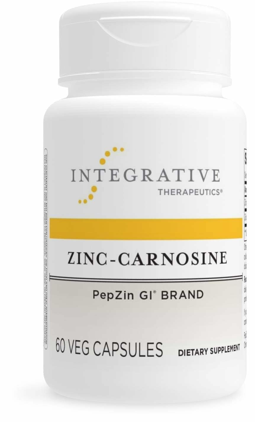 Zinc Carnosine Capsules for Gut Health & Digestive Support 60 Ct