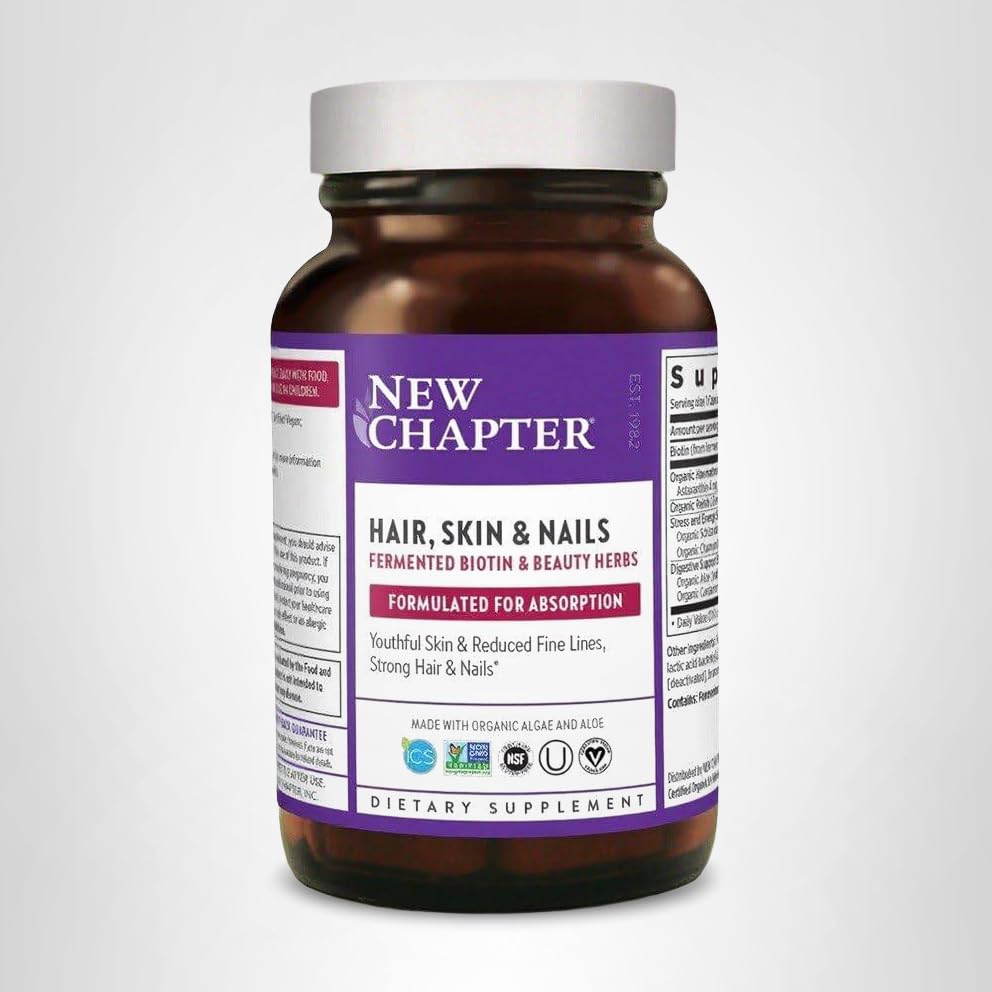 Biotin Hair Skin Nails Vitamins Astaxanthin 60 Count