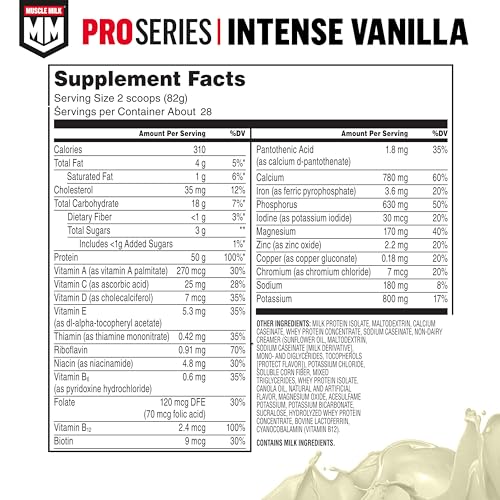 High Protein Powder Vanilla 50g Protein Low Sugar 5 lb