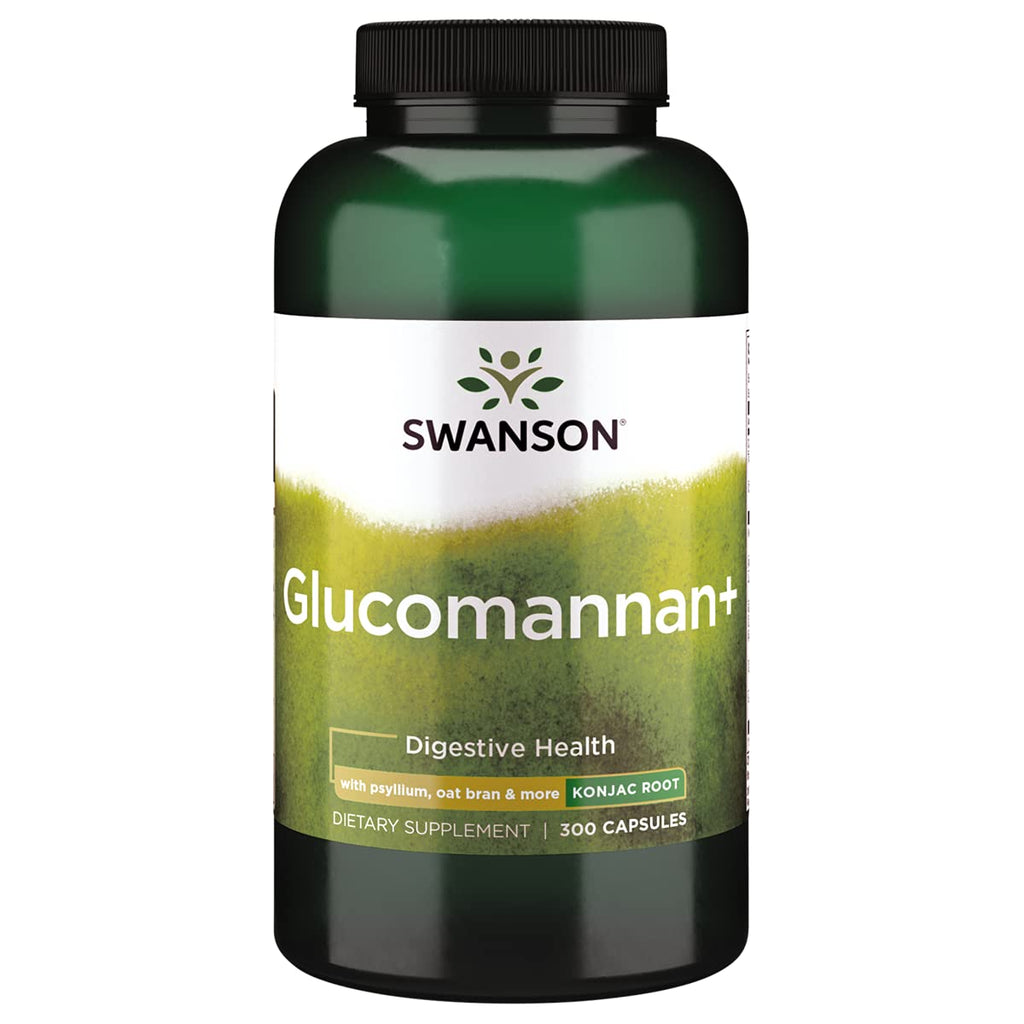 Glucomannan Capsules – Appetite & Weight Support, 300 Ct