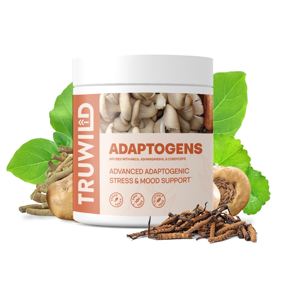Adaptogen Mushroom Blend Capsules – Energy & Stress Support, 60 Ct