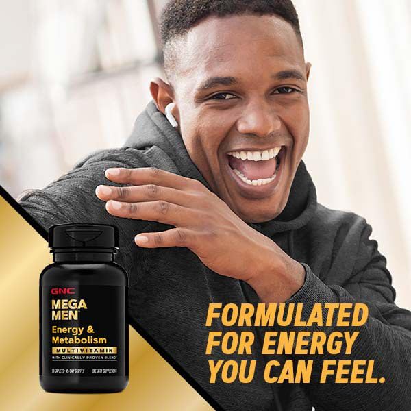 Men’s Multivitamin Energy Metabolism Support 180 Count