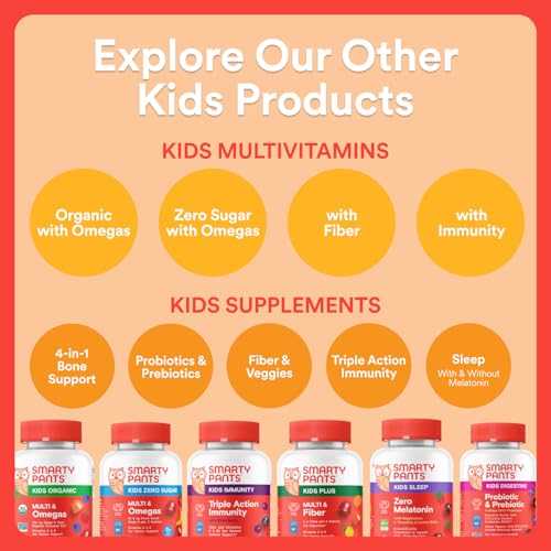 Kids Multivitamin Gummies with Omega 3 DHA 60 Count