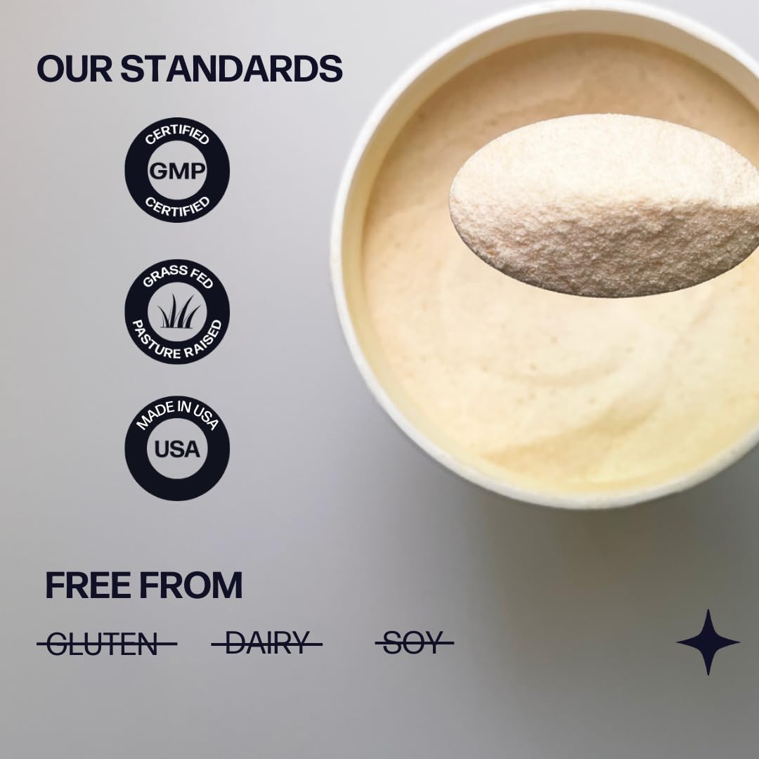 Acai Lemonade Collagen Powder Skin Hair Support 30 Servings