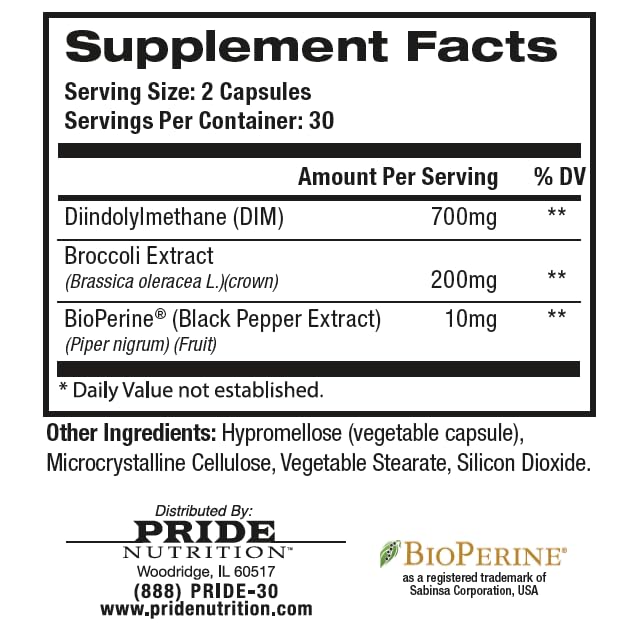 DIM 700 mg Estrogen Blocker – Hormone Balance Support, 60 Ct