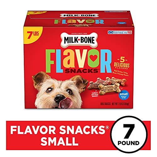 Crunchy Flavored Dog Biscuit Treats for Small Dogs – 7lb