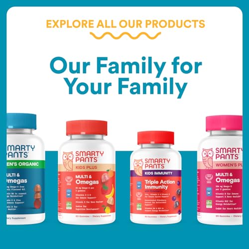 Teen Boys Multivitamin Gummies with Omega 3 DHA 60 Count