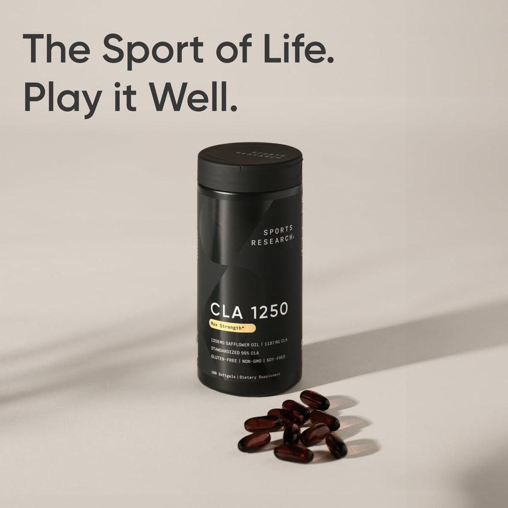 CLA 1250mg Softgels for Fat Metabolism & Lean Body Support 180 Ct