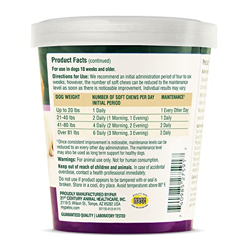 Hip & Joint Chews for Dogs – Glucosamine, Chondroitin & MSM 90ct