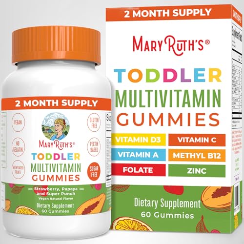 Kids Sugar Free Multivitamin Gummies Vitamin C D3 Zinc 60 Count