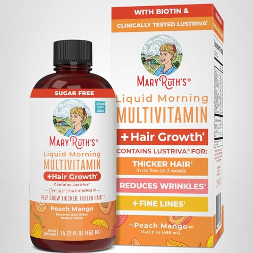 Liquid Multivitamin Hair Growth Biotin 10000mcg 15.22 oz