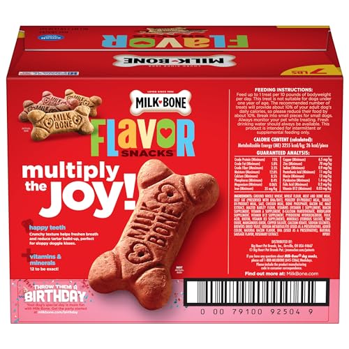 Crunchy Flavored Dog Biscuit Treats for Small Dogs – 7lb