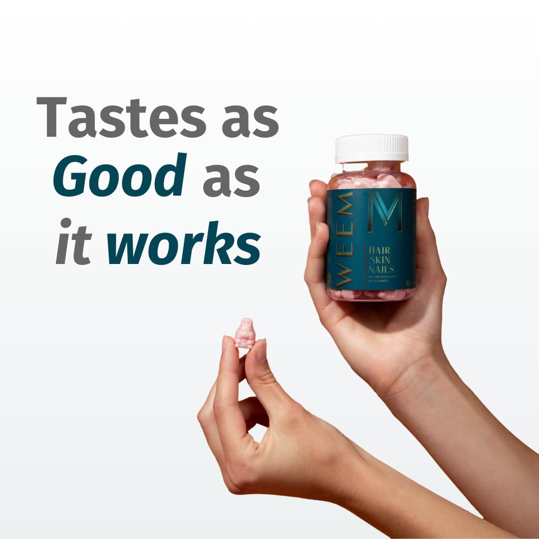Hair Skin Nails Gummies Biotin Vegan Growth Support