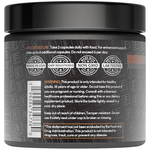 10-in-1 Mushroom Complex Capsules with Lion’s Mane – Focus & Energy, 120 Ct