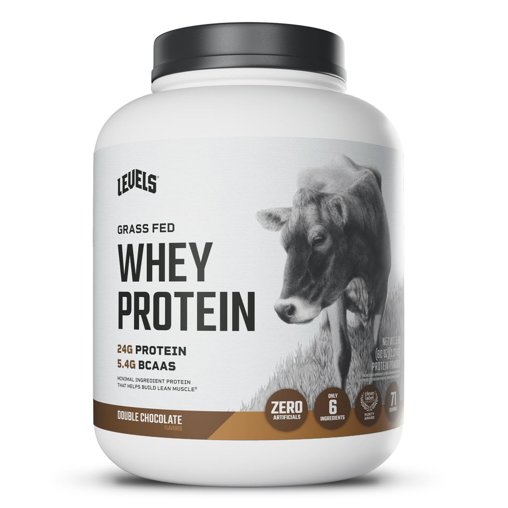 Grass Fed Whey Protein Double Chocolate 24g Protein 5 lb