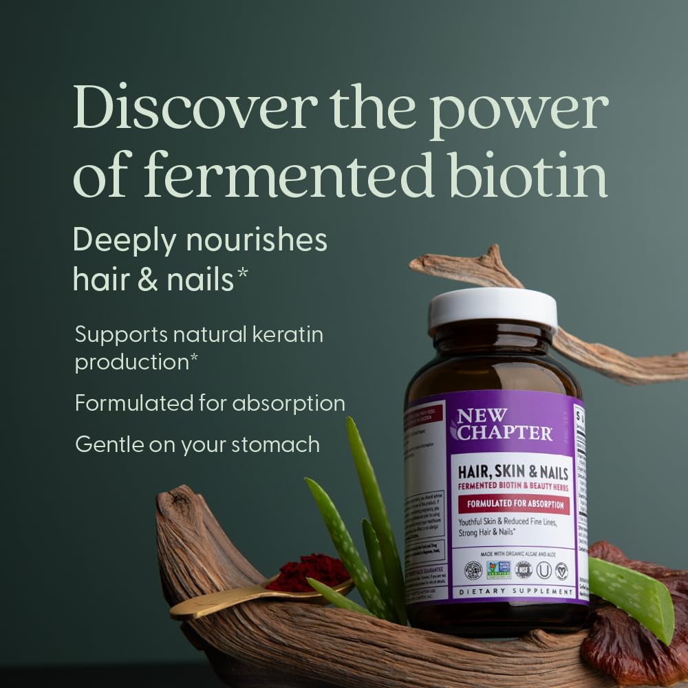Biotin Hair Skin Nails Vitamins Astaxanthin 60 Count