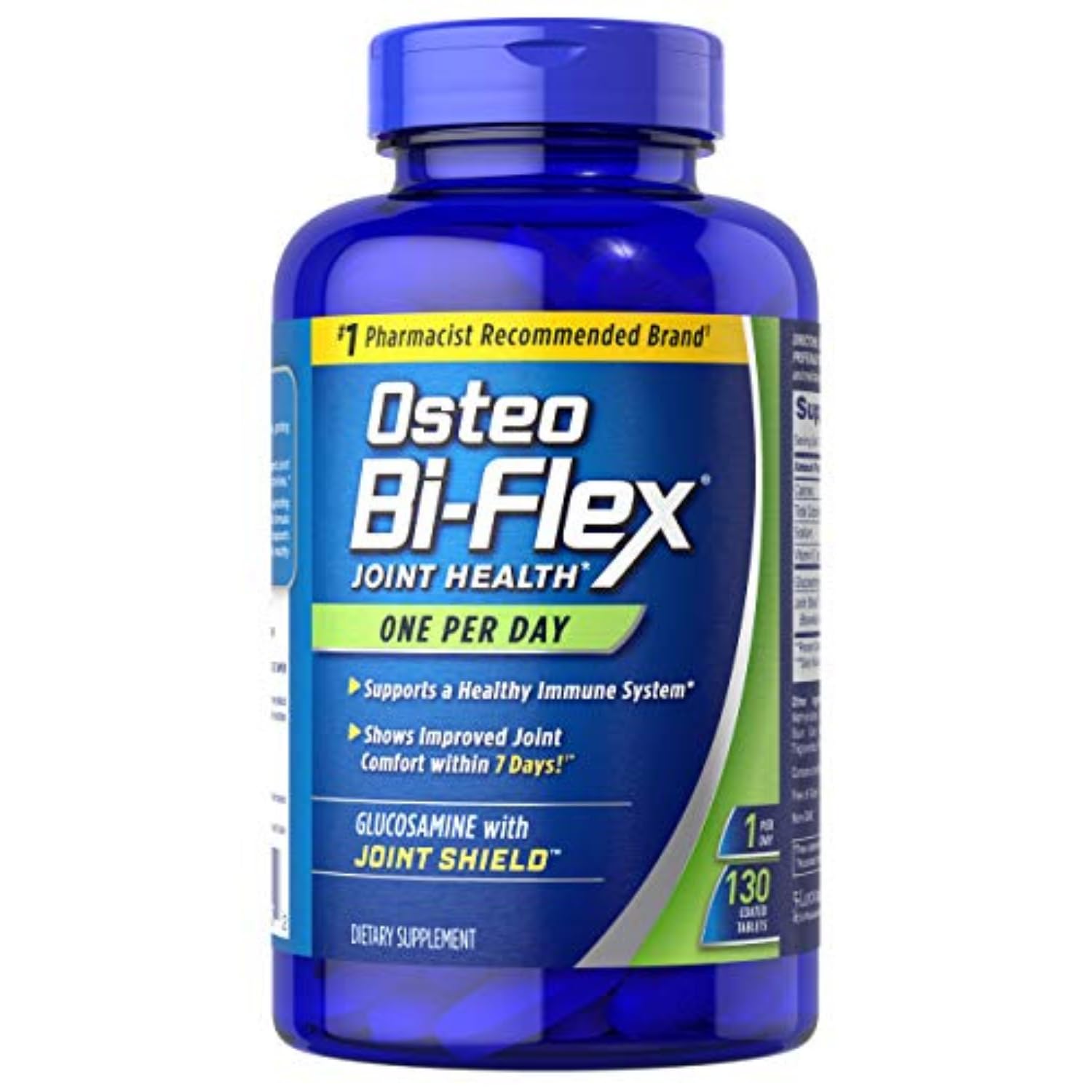 Glucosamine with Vitamin D Tablets for Joint & Bone Support 130 Ct