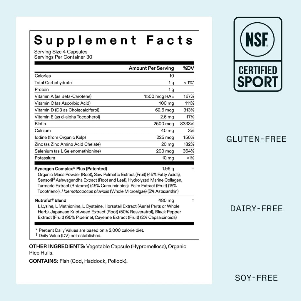 Hair Growth Supplement 45+ – Thicker Hair Support