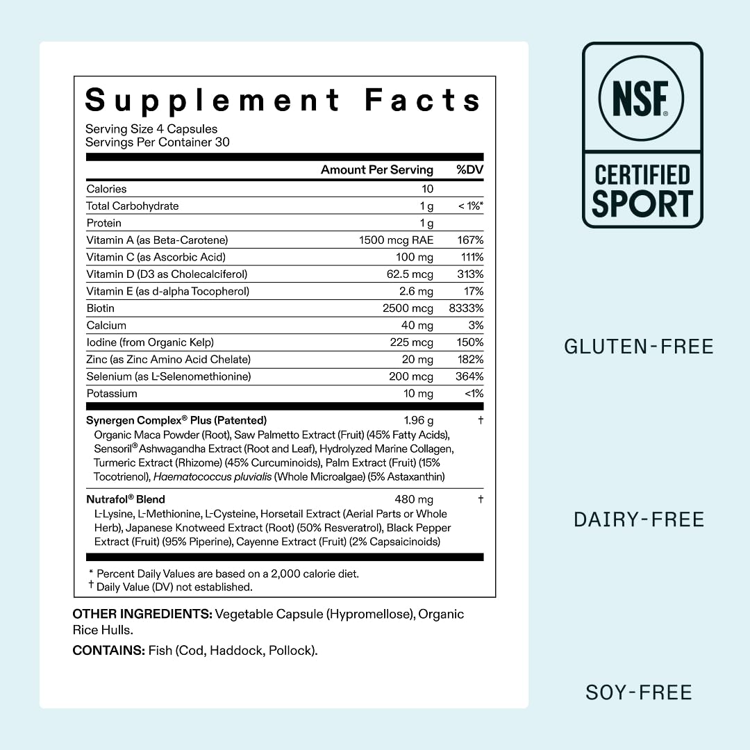 Hair Growth Supplement 45+ – Thicker Hair Support