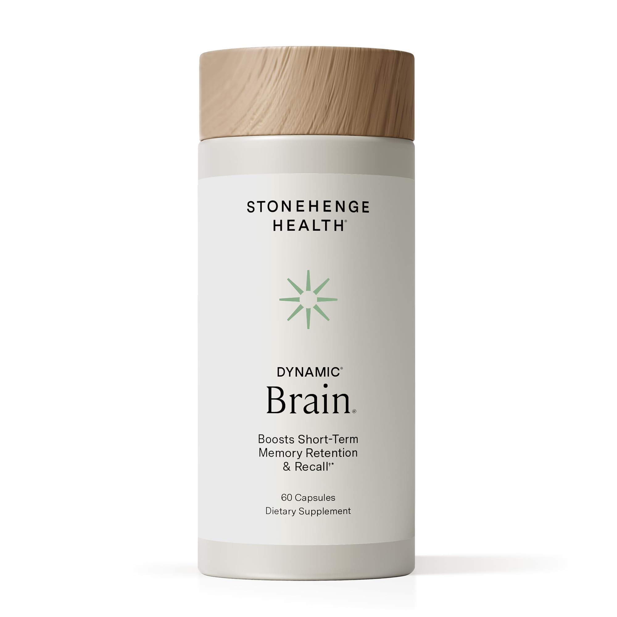 Brain Support Supplement with Bacopa, DHA & Choline for Memory & Focus