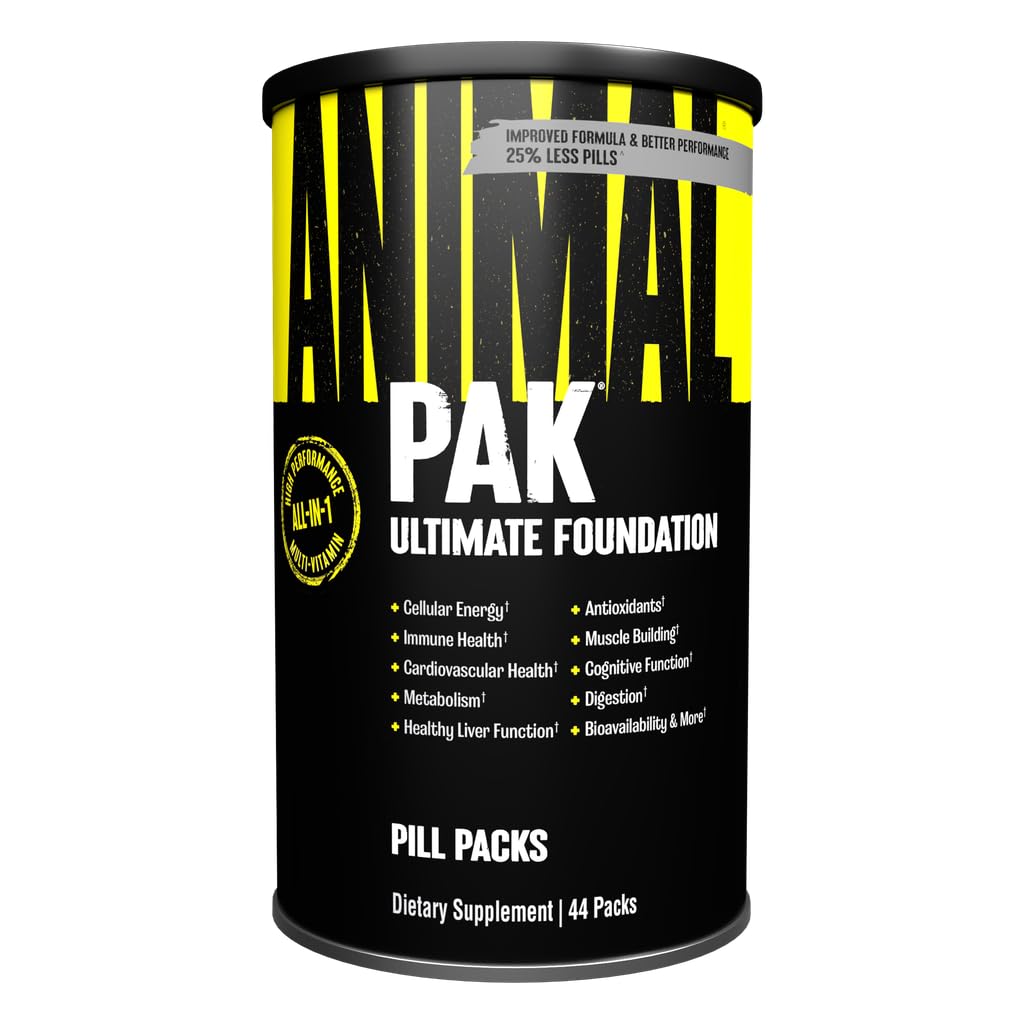 All-in-One Multivitamin Pack – Zinc, Vitamins B, C, D, Amino Acids, Immune Support, 44 Count