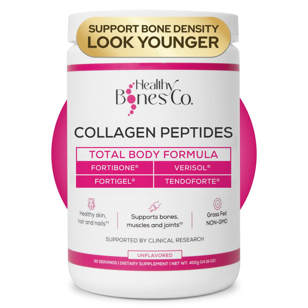 Collagen Peptides Powder for Bone, Joint, Skin & Hair Support 30 Servings