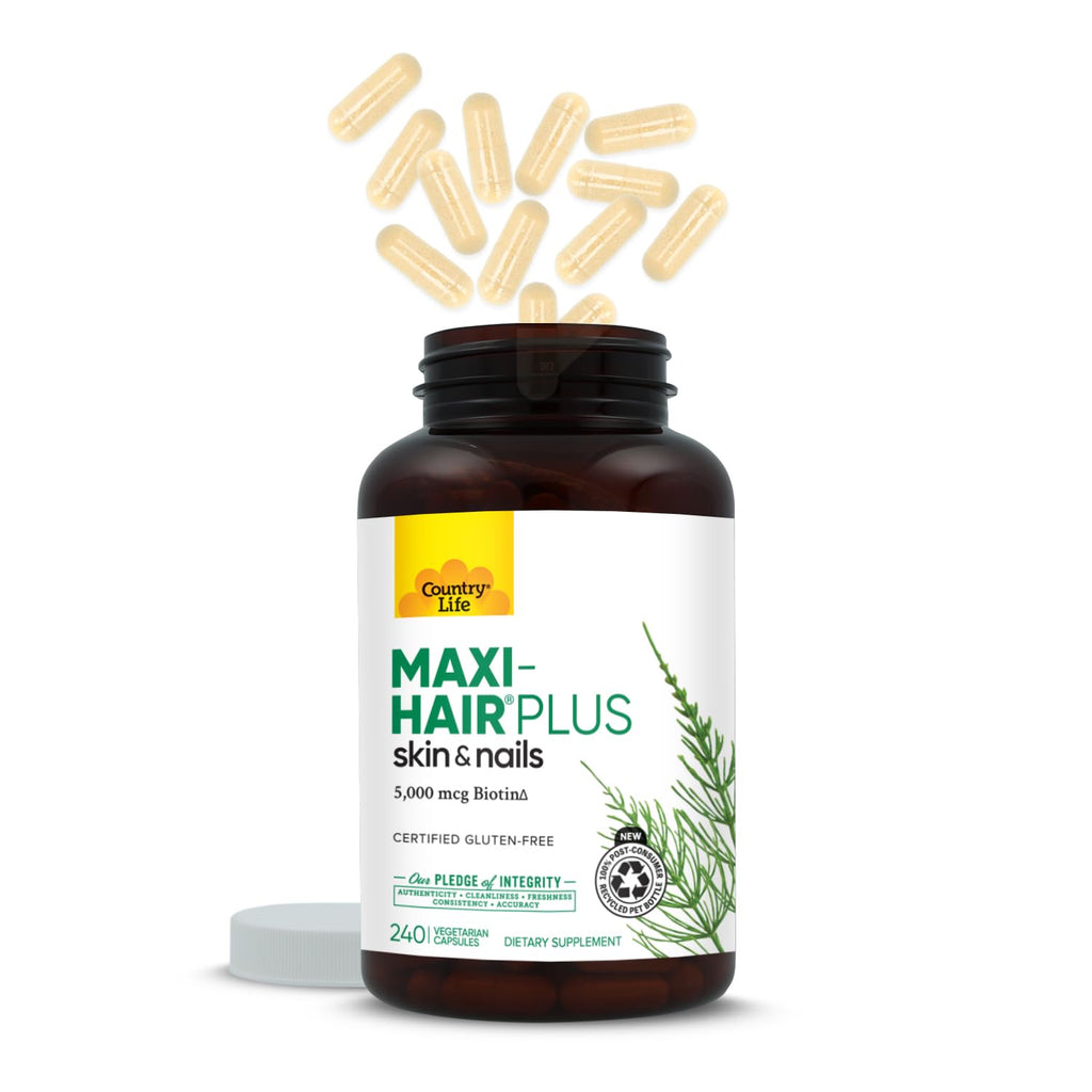 Hair Skin Nails Vitamins with Biotin 240 Count