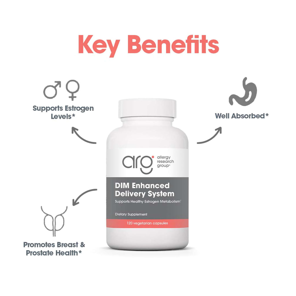 DIM 300 mg Supplement – Estrogen Metabolism Support, 120 Ct