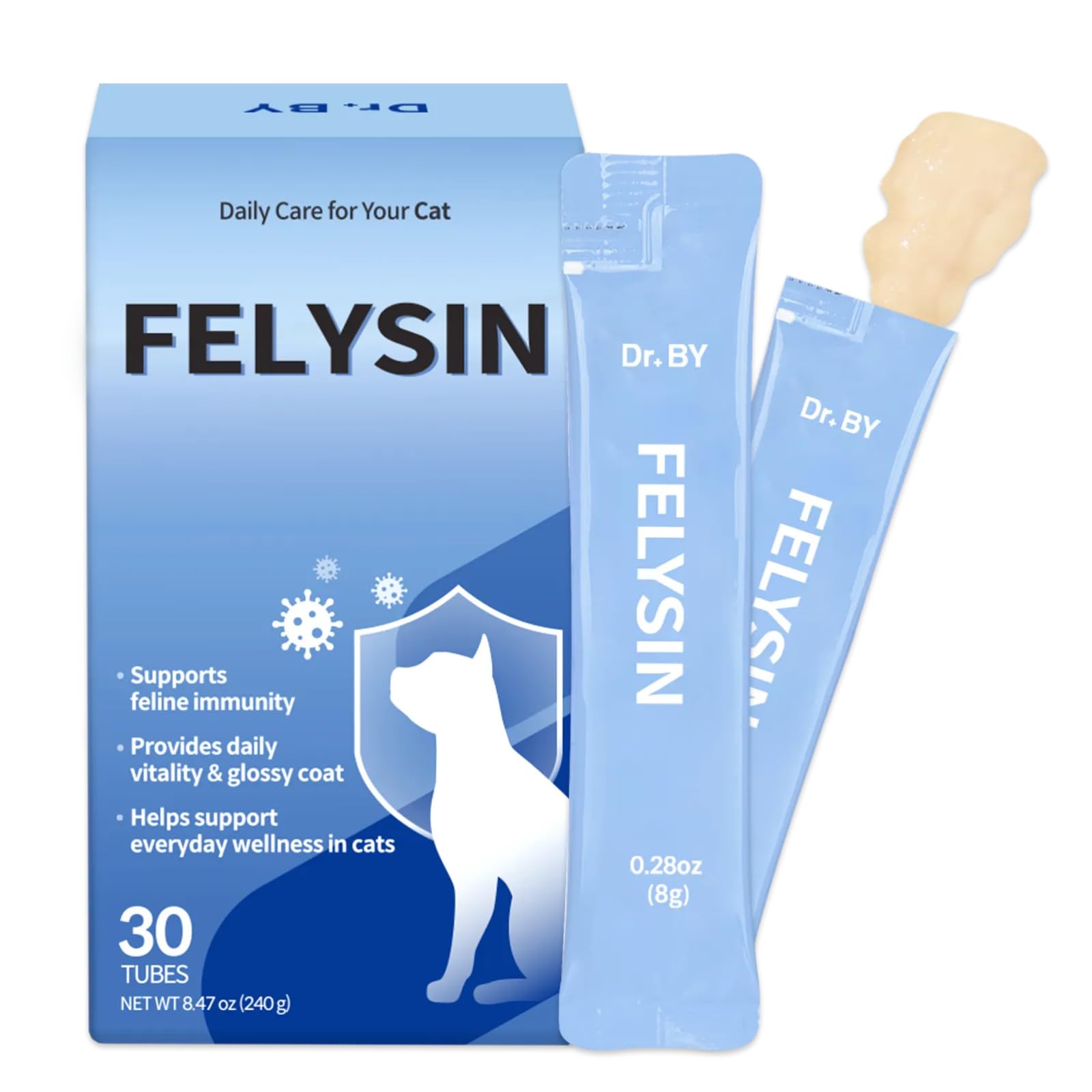 L-Lysine Lickable Immune Support Supplement for Cats – 30ct