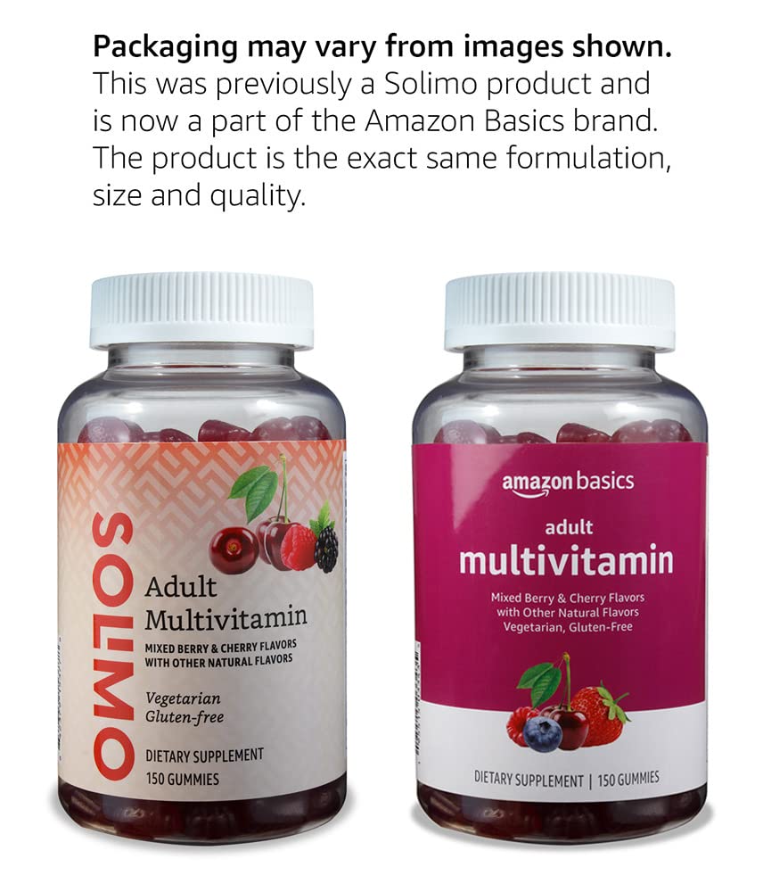 Adult Multivitamin Gummies Berry Cherry 150 Count