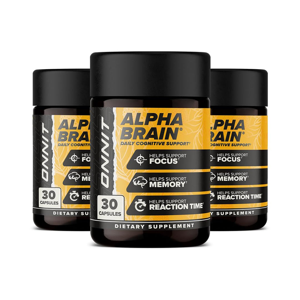 Nootropic Brain Capsules for Memory, Focus & Mental Clarity Support 90 Ct