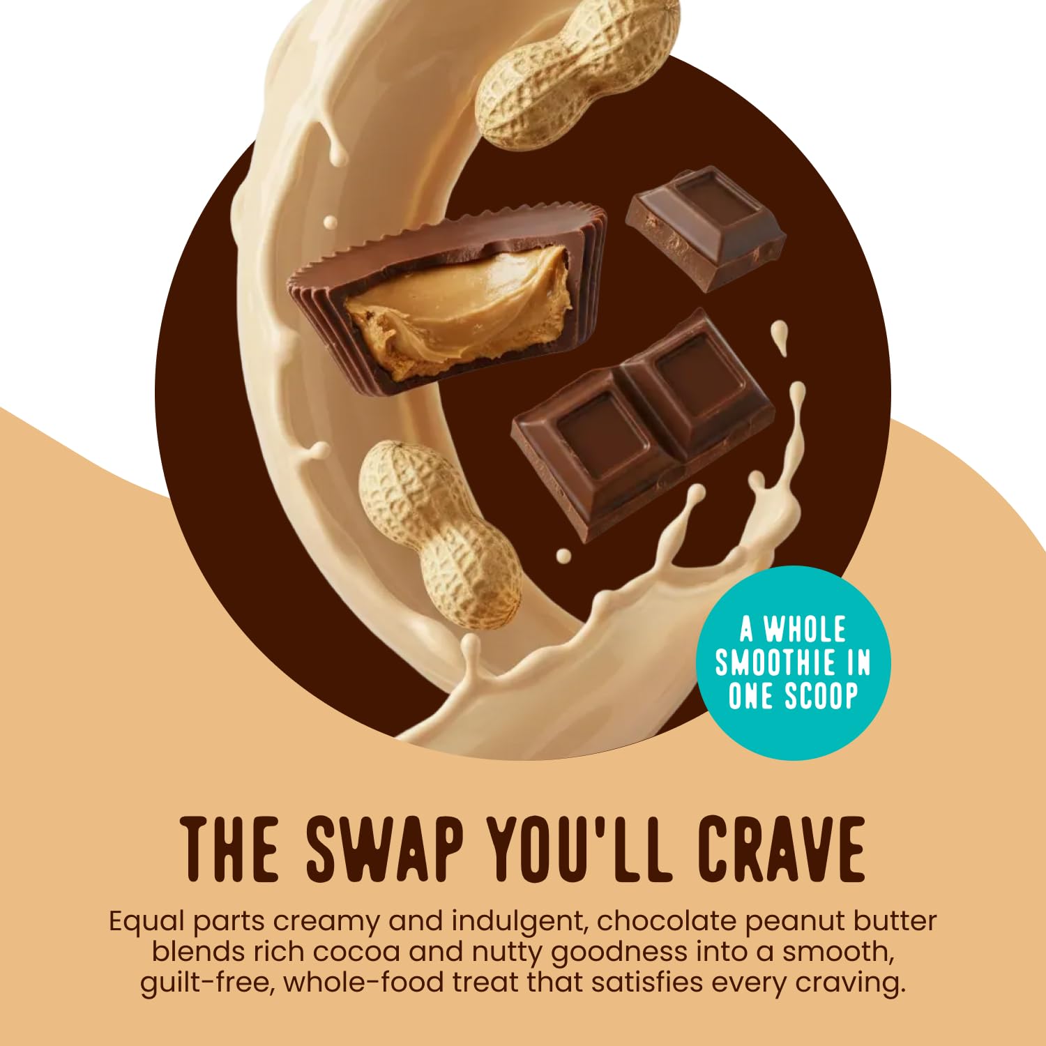 Grass Fed Whey Protein Chocolate Peanut Butter 25g Protein