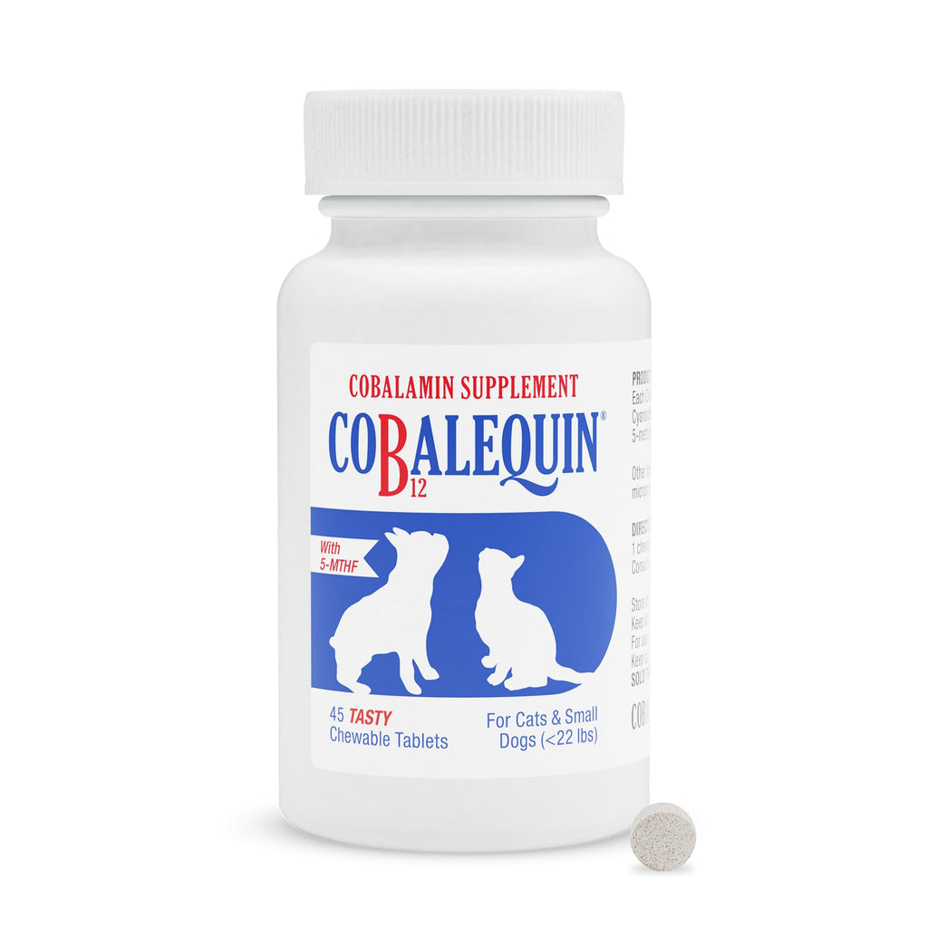 Vitamin B12 Supplement Chews for Cats & Small Dogs – 45ct